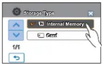 SAMSUNG HMX-H200LP - Éléments de sous-menu - 1