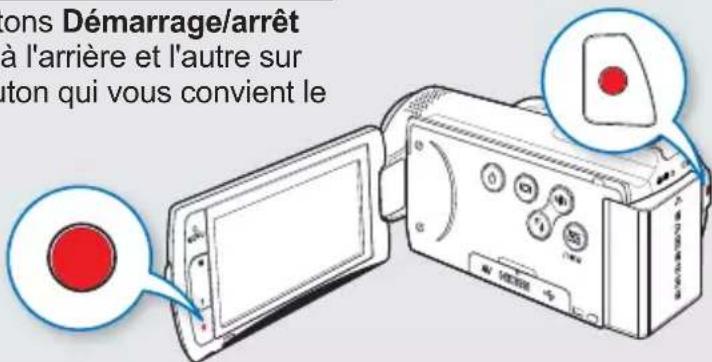 SAMSUNG HMX-H203BP - Deux boutons ENR disponibles selon vos préférences ! - 1