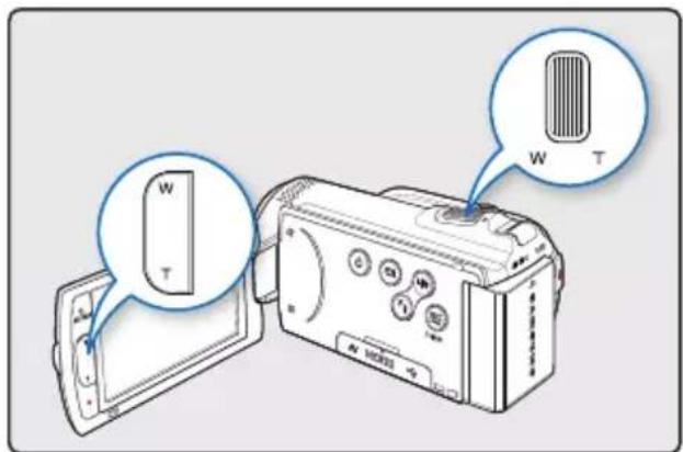 SAMSUNG HMX-H205RP - Pour effectuer un zoom avant - 1