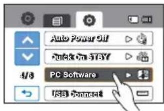 SAMSUNG HMX-H205RP - Éléments de sous-menu - 1