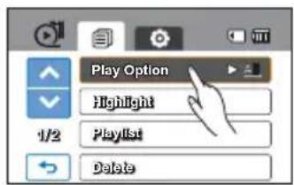 SAMSUNG HMX-H220SP - Submenu items - 1