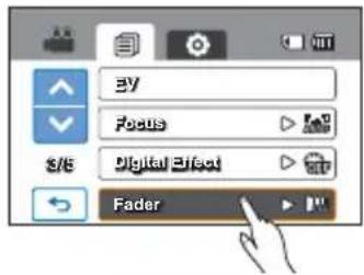 SAMSUNG HMX-H220SP - Submenu items - 1