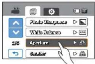 SAMSUNG HMX-H220SP - Submenu items - 1