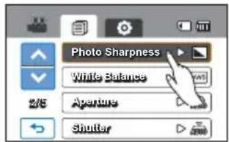 SAMSUNG HMX-H220SP - Submenu items - 1