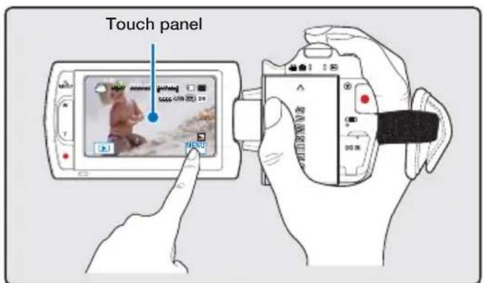 SAMSUNG HMX-H220SP - Switching the information display mode - 7