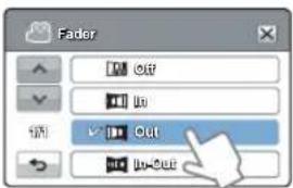 SAMSUNG HMX-H300SP - Fader (Fondu) - 1