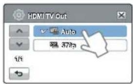 SAMSUNG HMX-H300SP - HDMI TV Out (Sortie TV HDMI) - 1