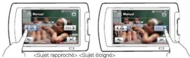 SAMSUNG HMX-H300SP - Mise au point manuelle pendant l'enregistrement - 1