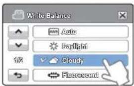 SAMSUNG HMX-H320SP - White Balance (Bal. blancs) - 2