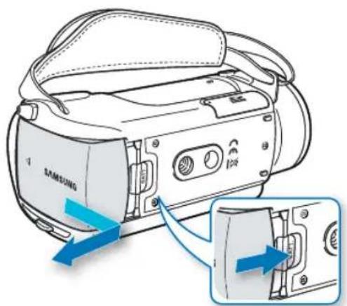 SAMSUNG HMX-H320SP - UTILISATION DU BLOC BATTERIE - 2