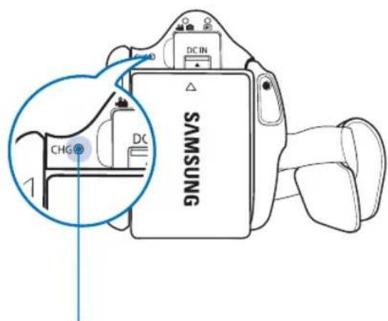 SAMSUNG HMX-H320SP - VÉRIFICATION DE L'ÉTAT DE LA BATTERIE - 1