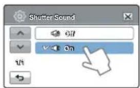 SAMSUNG HMX-H320SP - Shutter Sound (Son obturateur) - 1