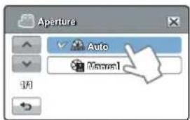 SAMSUNG HMX-H320SP - Pour régler manuellement la balance des blancs - 4