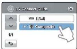 SAMSUNG HMX-H320SP - TV Connect Guide (Guide connexion TV) - 1