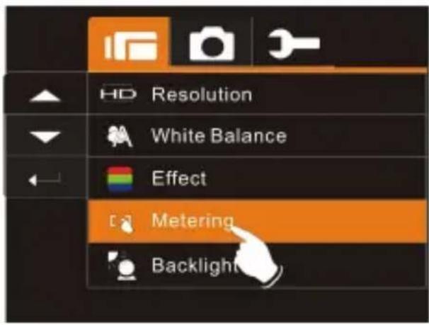 HD Resolution White Balance Effect Metering Backlight