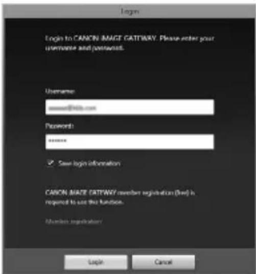 CANON Vixia HF R400 - Setting the Desired Web Services in the Camcorder - 3