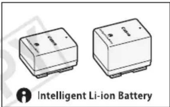 CANON Vixia HF R400 - ② Battery Packs - 1