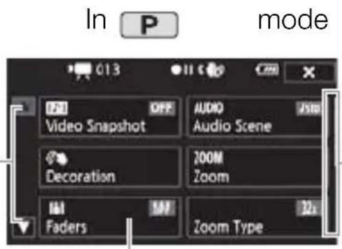 CANON Vixia HF R400 - Operating modes: - 2