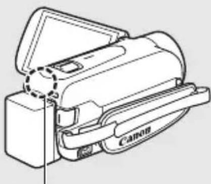 CANON Vixia HF R400 - About the Wi-Fi antenna - 1