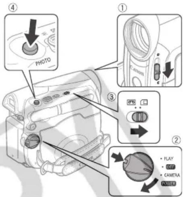 CANON ZR850 - Recording Still Images on the Memory Card - 2
