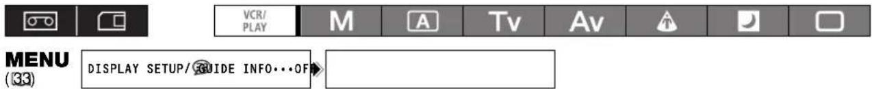 CANON XLH H1S - Displaying the Date and Time while Recording - 1
