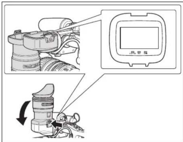 CANON XLH H1S - Using the Viewfinder as LCD Panel - 1