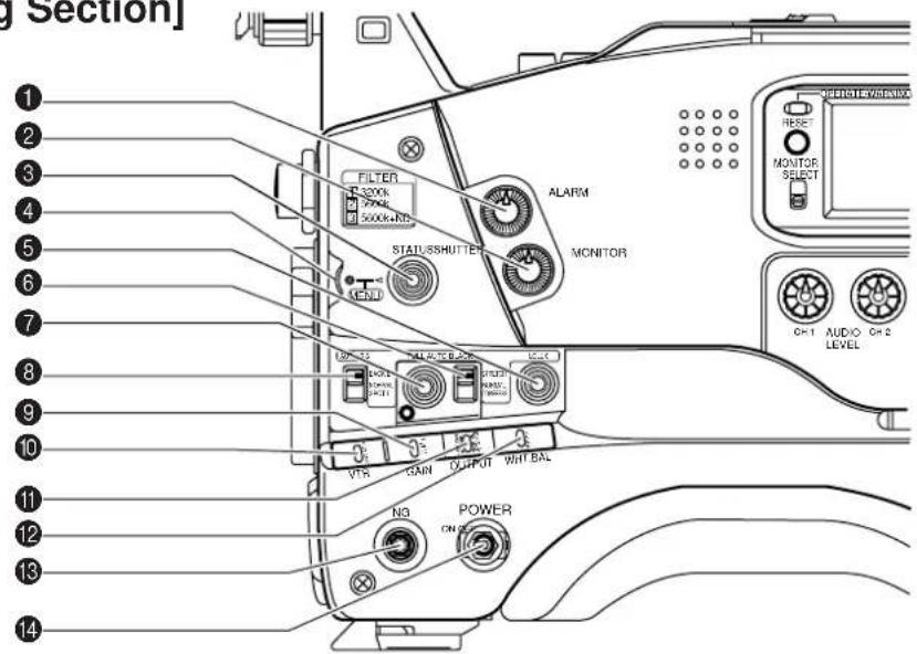 JVC GY-DV500 - [Camera Setting Section] - 1