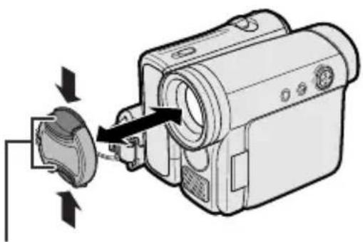 SHARP VL-Z5E - Using the Lens Cap - 2