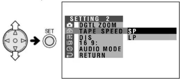 SHARP VL-NZ100U - Available mode: - 1