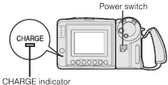 SHARP VL-AH150U - Charging the Battery Pack - 1