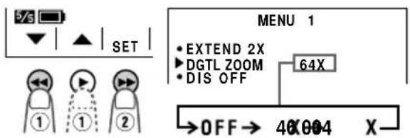 SHARP VL-AH150U - To return to optical zoom - 2