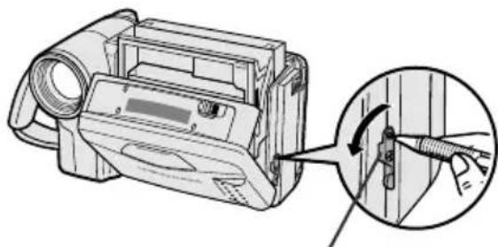 SHARP VL-AH150U - Installing the Lithium Memory Battery - 2