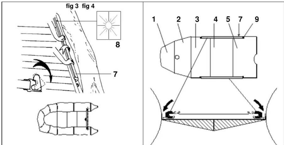 ZODIAC Cadet 260 Solid - CADET SOLID : ASSEMBLY OF THE STRINGERS - 4