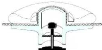 ZODIAC Cadet 310 Solid - THE SEMI-RECESSED VALVES - 3