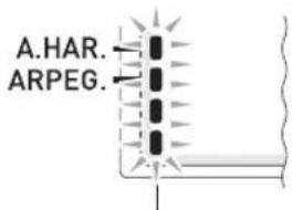 CASIO CTK-6250 - ■Indication de faible charge des piles - 1