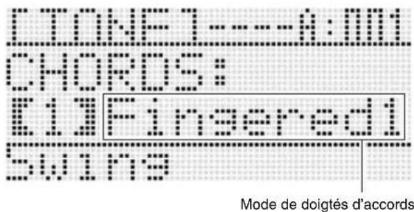 LTONE1----4:00 CHORDS: E19 Fingeredi Swins Mode de doigtés d'accords