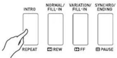 INTRO NORMAL/ FILL-IN VARIATION/ FILL-IN SYNCHRO/ ENDING REPEAT REW FF PAUSE