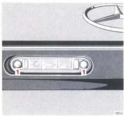 Mercedes-Benz 230 E (1988) - Replacing Bulbs: - 2