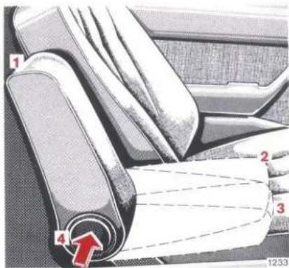Mercedes-Benz 230 E (1988) - Electric Steering Column Adjustment System - 1