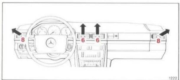 Mercedes-Benz 230 E (1988) - Recirculating Air Cooling Mode - 1