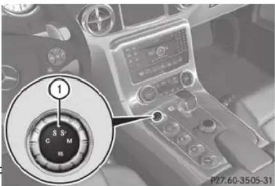 Mercedes-Benz SLS AMG Roadster (2014) - Changing gear - 1