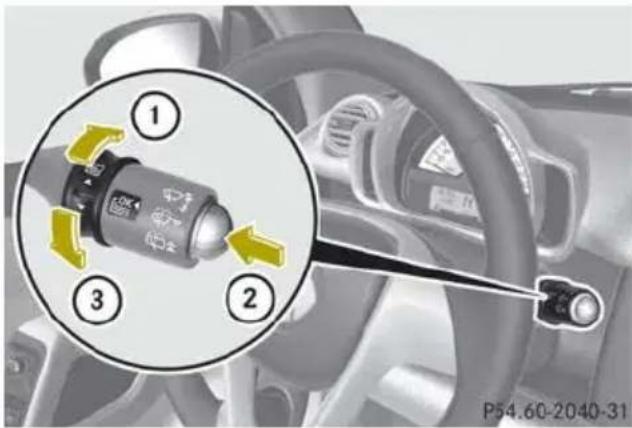 SMART Fortwo electric drive (2014) - Manette de commande - 1