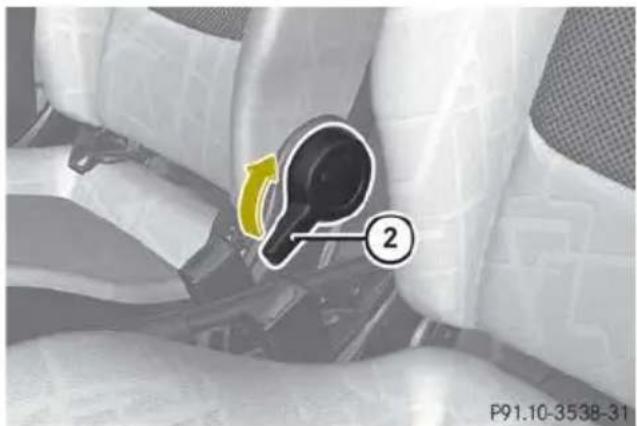 SMART Fortwo electric drive (2014) - Siège du passager - 2