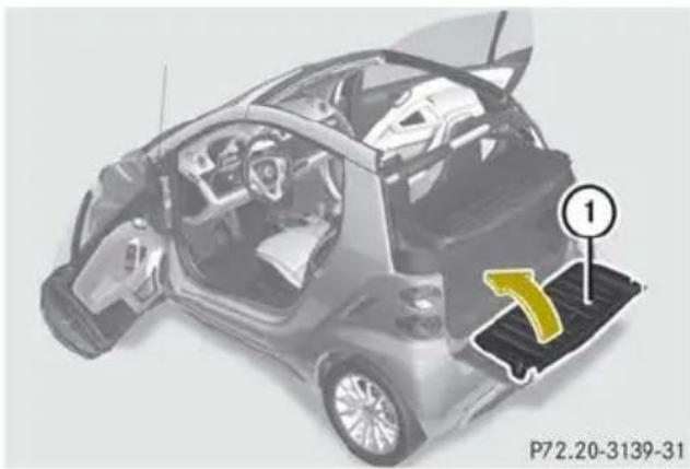 SMART Fortwo electric drive (2014) - Dépose des traverses de toit - 1