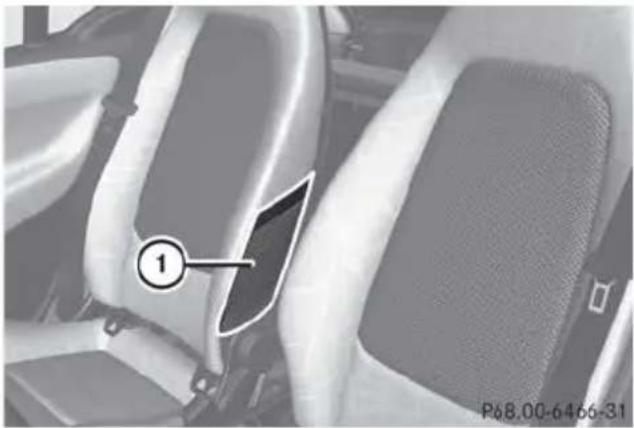 SMART Fortwo electric drive (2014) - Filets de rangement sur les sièges - 1