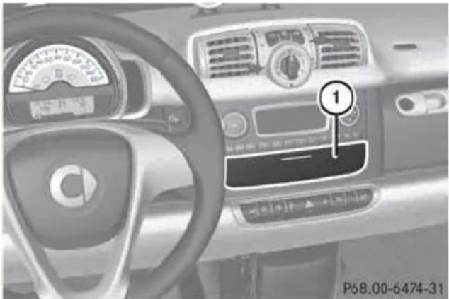 SMART Fortwo electric drive (2014) - Tiroir - 1