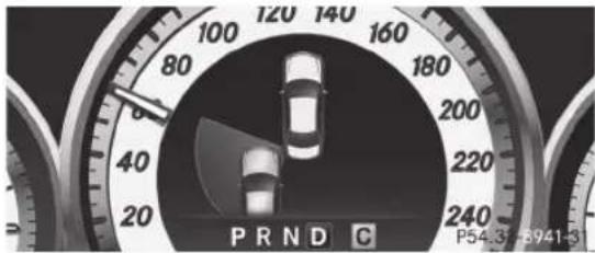 Mercedes-Benz C-Class Coupe (2012) - Application du freinage correctif - 1