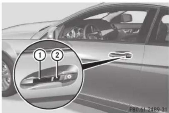 Mercedes-Benz C-Class Coupe (2012) - Notes importantes sur KEYLESS-GO - 1