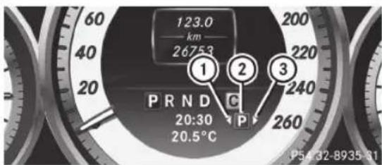 Mercedes-Benz C-Class Coupe (2012) - Détection d'un espace de stationnement - 1