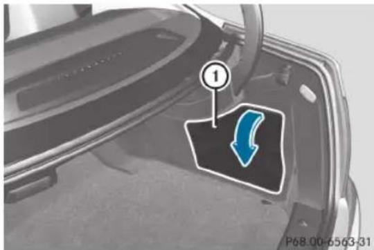 Mercedes-Benz C-Class Coupe (2012) - Ouverture et fermeture des panneaux de garniture latérale - 1